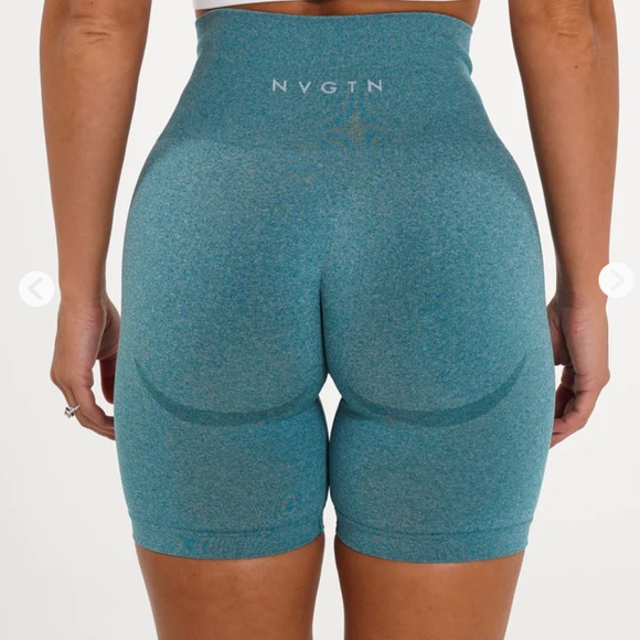 NVGTN Teal Athletic Shorts - Picture 2 of 4